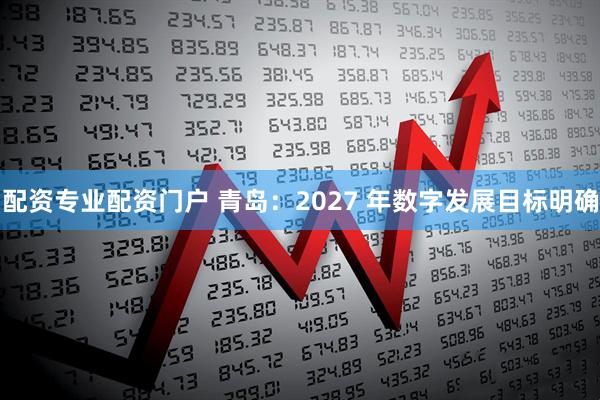 配资专业配资门户 青岛：2027 年数字发展目标明确